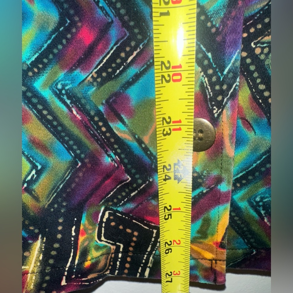 Chico's Multicolor Abstract Jacket - Picture 8 of 11